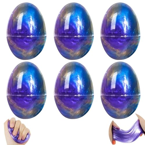 6 Stück Ostern Slime Egg Set, Galaxy Egg Slime Kit, nicht klebrig, Mess-Free und sicher für Mädchen - Ostern Spiele Geschenk Party Favors gefüllt Kindergeburtstag Party und Klassenzimmer Belohnung Set 6 Stück Ostern Slime Egg Set, Galaxy Egg Slime Kit, nicht klebrig, Mess-Free und sicher für Mädchen - Ostern Spiele Geschenk Party Favors gefüllt Kindergeburtstag Party und Klassenzimmer Belohnung Set von DLAIUSMALL