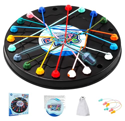 Seil-Puzzle-Spiel, Knoten-Logikspiel, Intelligente Spiele, Familie Party Spiel,Geschicklichkeitsspiel für Kinder ab 3 Jahren Geschicklichkeitsspiel Lernspiel für Die Ganze Familie Ostergeschenk Seil-Puzzle-Spiel, Knoten-Logikspiel, Intelligente Spiele, Familie Party Spiel,Geschicklichkeitsspiel für Kinder ab 3 Jahren Geschicklichkeitsspiel Lernspiel für Die Ganze Familie Ostergeschenk von DLAIUSMALL
