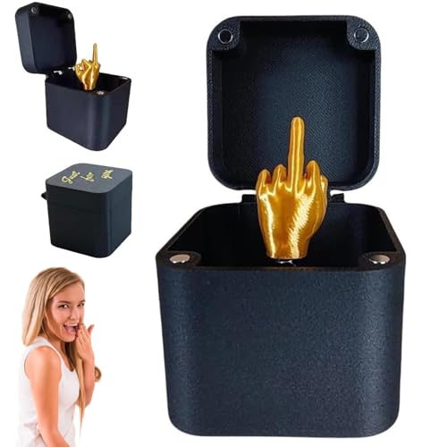 Mittelfinger Box,Mittelfinger In Einer Box, Middle Finger Surprise Gift Box,Mittelfinger Geschenk,Spoof Hand Pop up Gift with Box for Adults,Novelty Fun Prank Gift für Office Desk Decor Home Décor Mittelfinger Box,Mittelfinger In Einer Box, Middle Finger Surprise Gift Box,Mittelfinger Geschenk,Spoof Hand Pop up Gift with Box for Adults,Novelty Fun Prank Gift für Office Desk Decor Home Décor von DLAIUSMALL