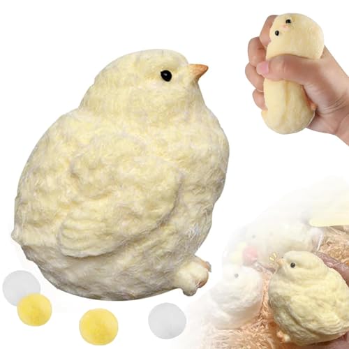 Squishy Huhn,Handgemachte Huhn Squishy Spielzeug,Stress Relief für Party Gefälligkeiten, Fidget Spielzeug für Kinder Teenager Erwachsene Home Office Entspannend(Chickens) von DLAIUSMALL