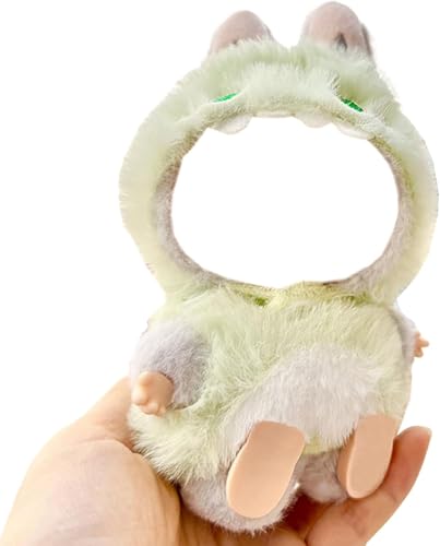 for labubu Puppenkleider-Set für 15cm/17cm Puppen, Outfit & Zubehör für Geburtstag/Feiertag Jungen und Mädchen (Grün) von DLAYLQZG