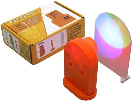 Experimentator mit DREI Primärfarben des Lichts, Synthese und Zerlegung von Licht, einstellbare Helligkeit, dreifarbige Lichtquelle, physikalische Optik, Demonstrator für experimentelle Ausr von DLAZUM