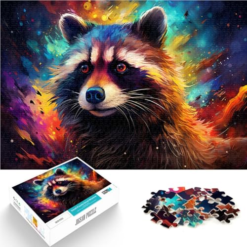 1000 Teile Puzzle Waschbär Familienspiel für Erwachsene und 26x38cm ganze Familie Geeignet für und Teenager ab 14 Jahren 1000 Teile Puzzle Waschbär Familienspiel für Erwachsene und 26x38cm ganze Familie Geeignet für und Teenager ab 14 Jahren von DLBHSG