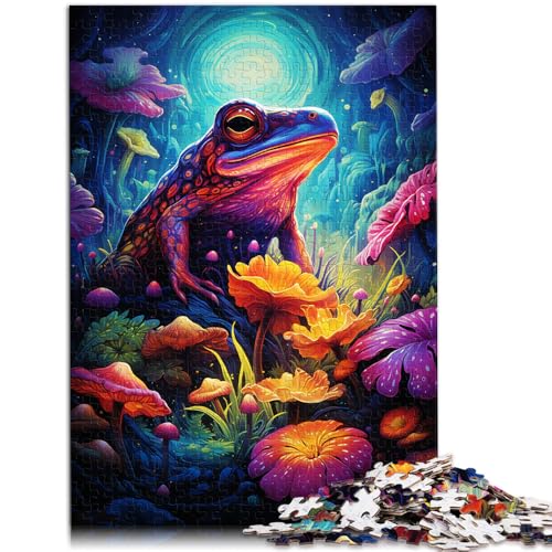 1000-teiliges Puzzle Erwachsene Tierfrosch Stressabbau-Spielzeug 26 x 38 cm Herausforderung die Gehirnintelligenz süchtig machendes Spielzeug Teenager ab 14 Jahren von DLBHSG