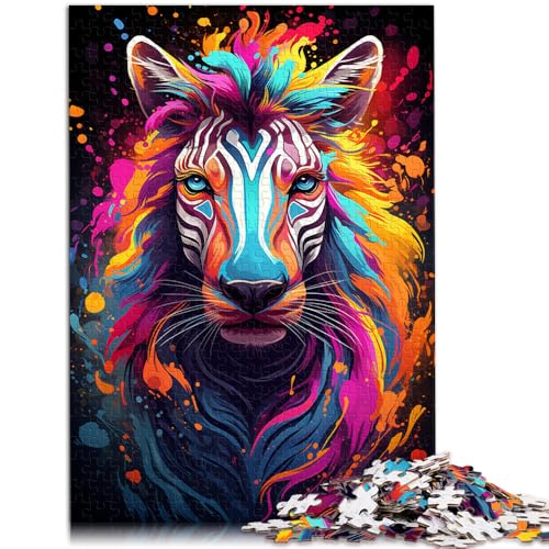 1000-teiliges Puzzle Erwachsene Zebra-Quizspiel 50 x 75 cm Herausforderung die Gehirnintelligenz süchtig machendes Spielzeug geeignet Kinder und Jugendliche ab 14 Jahren von DLBHSG