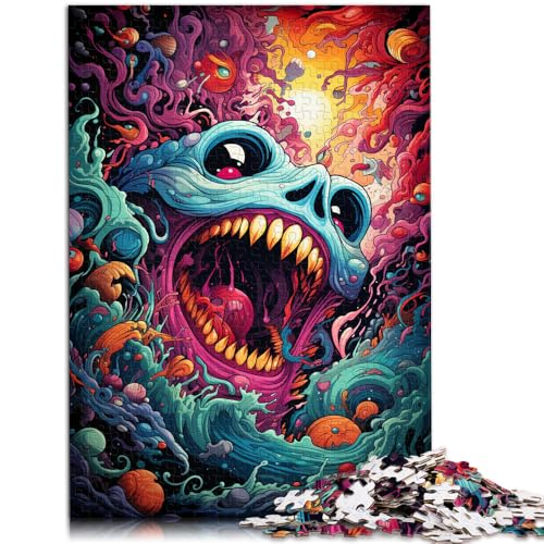 1000-teiliges Puzzle Erwachsene mit Monster-Muster zum Zusammenbauen 26 x 38 cm Herausforderung die Gehirnintelligenz süchtig machendes Spielzeug Kinder ab 14 Jahren 1000-teiliges Puzzle Erwachsene mit Monster-Muster zum Zusammenbauen 26 x 38 cm Herausforderung die Gehirnintelligenz süchtig machendes Spielzeug Kinder ab 14 Jahren von DLBHSG