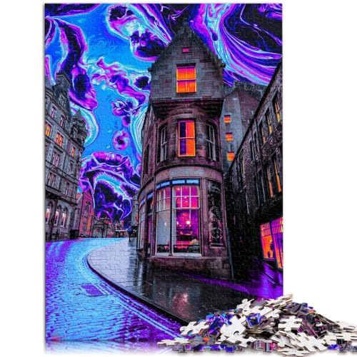 1000-teiliges Puzzle für Erwachsene „Dream Town“ Familienunterhaltungsspielzeug 50 x 75 cm ganze Familie von DLBHSG