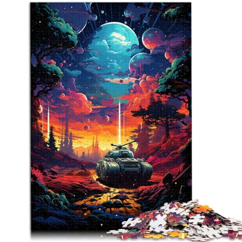 1000-teiliges Puzzle für Erwachsene „Galaktische Panzer“ Denksport-Puzzle 50 x 75 cm ganze Familie für Teenager ab 14 Jahren von DLBHSG