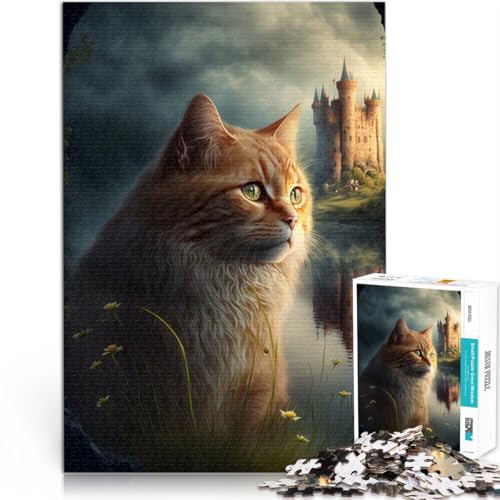 1000-teiliges Puzzle für Erwachsene „Katzen auf einem fremden Planeten“ – anspruchsvolles Spiel 26 x 38 cm anspruchsvolles Spiel und Familienspiel von DLBHSG