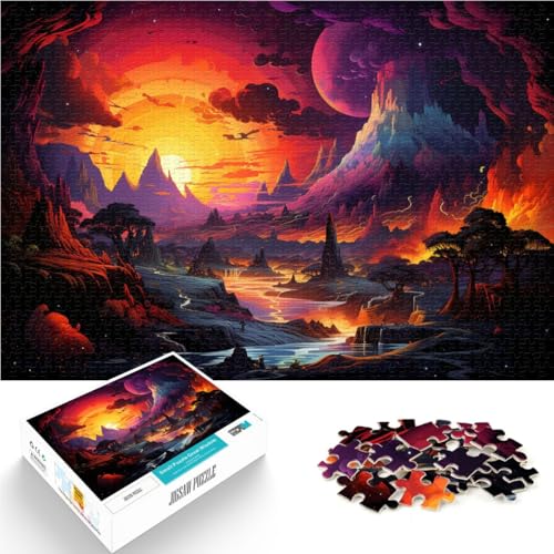 1000-teiliges Puzzle für Erwachsene „Lonely Island“ – anspruchsvolles Spiel 50 x 75 cm anspruchsvolles Spiel und Familienspiel für Teenager ab 14 Jahren von DLBHSG