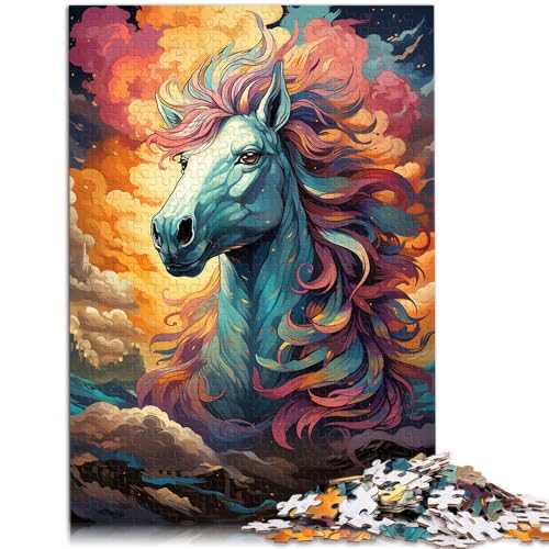 1000-teiliges Puzzle für Erwachsene „Pferde auf dem Planeten“ Spielzeug Denkspiel 26 x 38 cm Geschenke für Freunde und Familie für Teenager ab 14 Jahren 1000-teiliges Puzzle für Erwachsene „Pferde auf dem Planeten“ Spielzeug Denkspiel 26 x 38 cm Geschenke für Freunde und Familie für Teenager ab 14 Jahren von DLBHSG