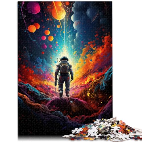 1000-teiliges Puzzle für Erwachsene „Weltraumabenteurer“ Lernpuzzle 50 x 75 cm ganze Familie von DLBHSG