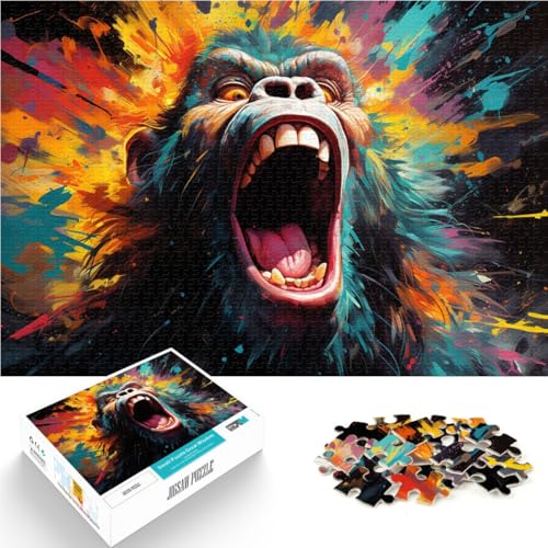 1000-teiliges Puzzle für Erwachsene Affen-Denkspiel 50 x 75 cm Familienspiel zum Stressabbau schwierige Herausforderung für Teenager ab 14 Jahren 1000-teiliges Puzzle für Erwachsene Affen-Denkspiel 50 x 75 cm Familienspiel zum Stressabbau schwierige Herausforderung für Teenager ab 14 Jahren von DLBHSG