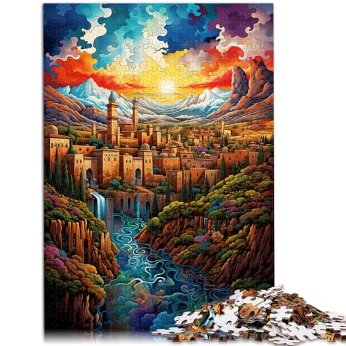 1000-teiliges Puzzle für Erwachsene Alhambra-Palast Quizspiel 26 x 38 cm mit passendem Poster und Quizblatt für Kinder ab 14 Jahren 1000-teiliges Puzzle für Erwachsene Alhambra-Palast Quizspiel 26 x 38 cm mit passendem Poster und Quizblatt für Kinder ab 14 Jahren von DLBHSG