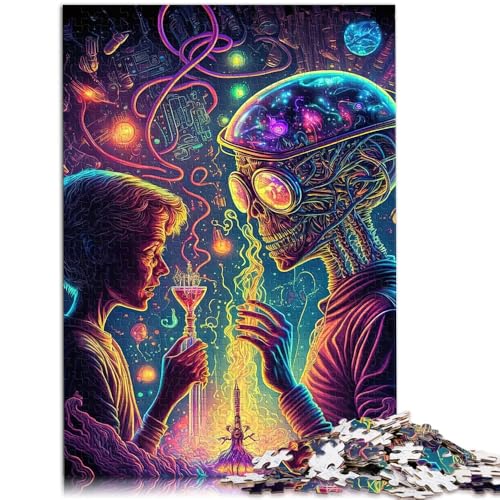 1000-teiliges Puzzle für Erwachsene Alien-Monster-Puzzle Spielzeug 26 x 38 cm einzigartige Geburtstags- und Geschenkideen für Teenager ab 14 Jahren 1000-teiliges Puzzle für Erwachsene Alien-Monster-Puzzle Spielzeug 26 x 38 cm einzigartige Geburtstags- und Geschenkideen für Teenager ab 14 Jahren von DLBHSG