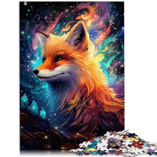 1000-teiliges Puzzle für Erwachsene Art Fox Puzzle Mitmach-Spiel 26 x 38 cm anspruchsvolles Spiel und Familienspiel für Teenager ab 14 Jahren von DLBHSG