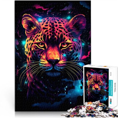 1000-teiliges Puzzle für Erwachsene Art Galaxy Leopard lustige Familienspiele 26 x 38 cm Lernspiel für Geburtstag Weihnachten für Kinder ab 14 Jahren 1000-teiliges Puzzle für Erwachsene Art Galaxy Leopard lustige Familienspiele 26 x 38 cm Lernspiel für Geburtstag Weihnachten für Kinder ab 14 Jahren von DLBHSG