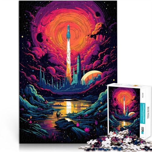 1000-teiliges Puzzle für Erwachsene Art Rocket Lernspielzeug 50 x 75 cm anspruchsvolles Spiel und Familienspiel für Teenager ab 14 Jahren 1000-teiliges Puzzle für Erwachsene Art Rocket Lernspielzeug 50 x 75 cm anspruchsvolles Spiel und Familienspiel für Teenager ab 14 Jahren von DLBHSG