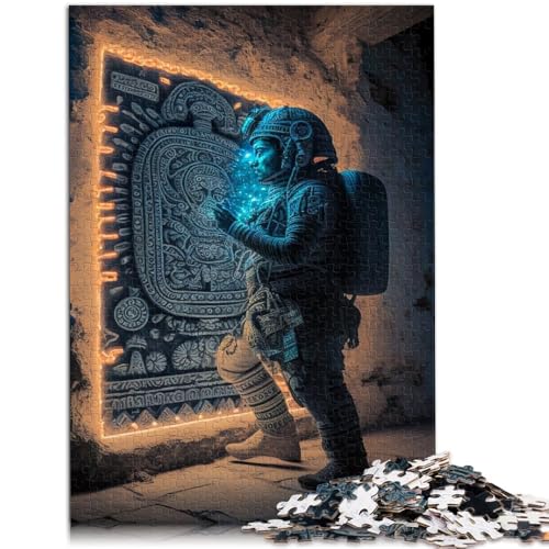 1000-teiliges Puzzle für Erwachsene Astronaut anspruchsvolles Spiel Geschenke 26 x 38 cm einzigartige Heimdekoration und Geschenke für Teenager ab 14 Jahren 1000-teiliges Puzzle für Erwachsene Astronaut anspruchsvolles Spiel Geschenke 26 x 38 cm einzigartige Heimdekoration und Geschenke für Teenager ab 14 Jahren von DLBHSG