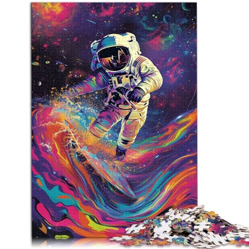 1000-teiliges Puzzle für Erwachsene Astronaut beim Surfen Cartoon-Puzzle 26 x 38 cm anspruchsvolles Spiel und Familienspiel für Teenager ab 14 Jahren 1000-teiliges Puzzle für Erwachsene Astronaut beim Surfen Cartoon-Puzzle 26 x 38 cm anspruchsvolles Spiel und Familienspiel für Teenager ab 14 Jahren von DLBHSG