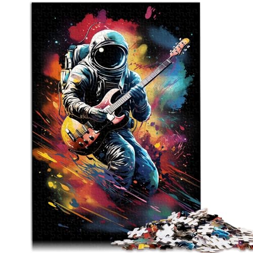 1000-teiliges Puzzle für Erwachsene Astronaut spielt Gitarre Lernspielzeug 26 x 38 cm einzigartige Heimdekoration und Geschenke für Kinder ab 14 Jahren 1000-teiliges Puzzle für Erwachsene Astronaut spielt Gitarre Lernspielzeug 26 x 38 cm einzigartige Heimdekoration und Geschenke für Kinder ab 14 Jahren von DLBHSG