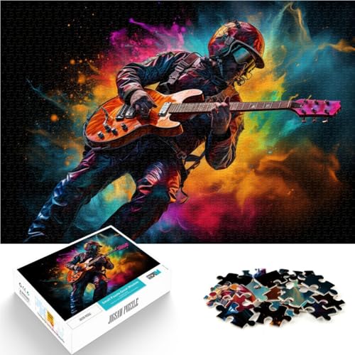 1000-teiliges Puzzle für Erwachsene Astronaut spielt Gitarre Spiele Spielzeug Geschenk 26 x 38 cm geeignet als Schreibtischdekoration für Teenager ab 14 Jahren 1000-teiliges Puzzle für Erwachsene Astronaut spielt Gitarre Spiele Spielzeug Geschenk 26 x 38 cm geeignet als Schreibtischdekoration für Teenager ab 14 Jahren von DLBHSG
