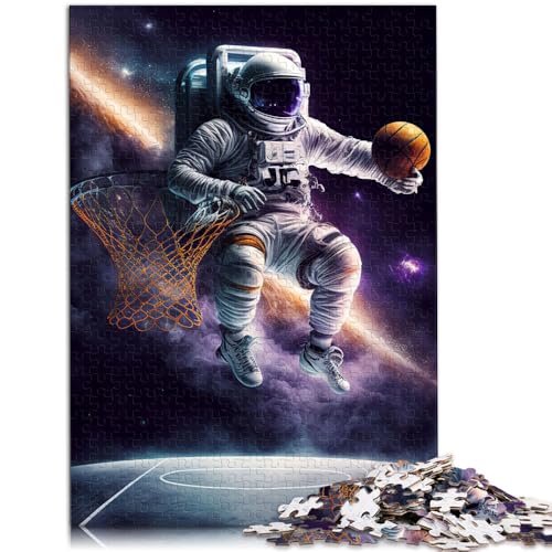 1000-teiliges Puzzle für Erwachsene Astronauten-Basketball Weltraum Stressabbau-Spielzeug 50 x 75 cm Künstlersammlung bildende Kunst für Teenager ab 14 Jahren 1000-teiliges Puzzle für Erwachsene Astronauten-Basketball Weltraum Stressabbau-Spielzeug 50 x 75 cm Künstlersammlung bildende Kunst für Teenager ab 14 Jahren von DLBHSG