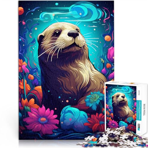 1000-teiliges Puzzle für Erwachsene Astronautenotter 26 x 38 cm ganze Familie für Teenager ab 14 Jahren von DLBHSG