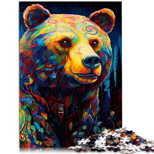 1000-teiliges Puzzle für Erwachsene Bär anspruchsvolles Spiel Geschenke 26 x 38 cm stärkt die Liebe zwischen Paaren für Teenager ab 14 Jahren 1000-teiliges Puzzle für Erwachsene Bär anspruchsvolles Spiel Geschenke 26 x 38 cm stärkt die Liebe zwischen Paaren für Teenager ab 14 Jahren von DLBHSG