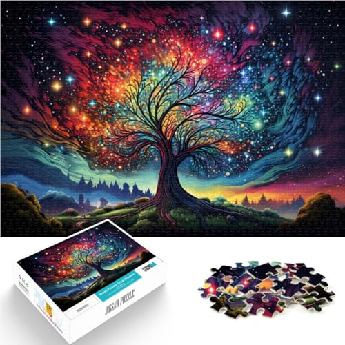 1000-teiliges Puzzle für Erwachsene Baum und Planet Spielzeug Lernspiele Stressabbau 50 x 75 cm Künstlersammlung bildende Kunst für Teenager ab 14 Jahren 1000-teiliges Puzzle für Erwachsene Baum und Planet Spielzeug Lernspiele Stressabbau 50 x 75 cm Künstlersammlung bildende Kunst für Teenager ab 14 Jahren von DLBHSG