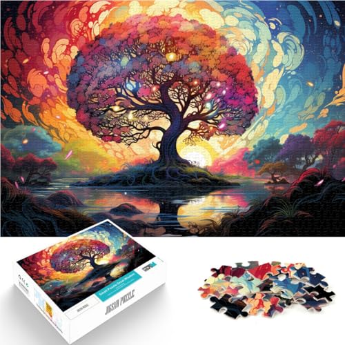 1000-teiliges Puzzle für Erwachsene Baum und Planet lustige Spiele 50 x 75 cm anspruchsvolles Spiel und Familienspiel für Teenager ab 14 Jahren 1000-teiliges Puzzle für Erwachsene Baum und Planet lustige Spiele 50 x 75 cm anspruchsvolles Spiel und Familienspiel für Teenager ab 14 Jahren von DLBHSG