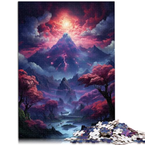 1000-teiliges Puzzle für Erwachsene Bezaubernde Landschaft anspruchsvolles Spiel Puzzle 26 x 38 cm Lernspiel für Geburtstag Weihnachten für Kinder ab 14 Jahren von DLBHSG