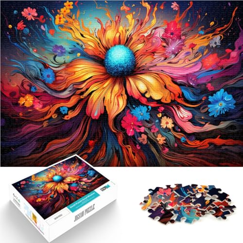 1000-teiliges Puzzle für Erwachsene Blumen 50 x 75 cm ganze Familie für Teenager ab 14 Jahren von DLBHSG