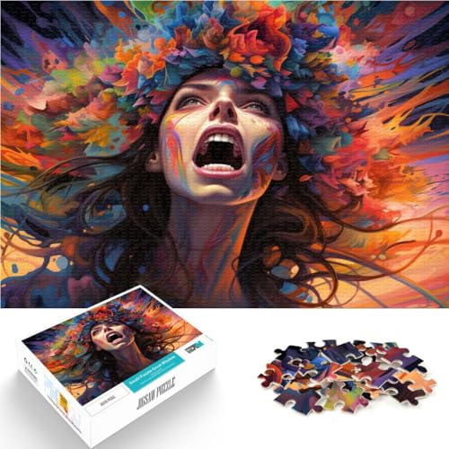 1000-teiliges Puzzle für Erwachsene Blumengöttin Denksportaufgabe 26 x 38 cm Geschenke für Freunde und Familie für Teenager ab 14 Jahren 1000-teiliges Puzzle für Erwachsene Blumengöttin Denksportaufgabe 26 x 38 cm Geschenke für Freunde und Familie für Teenager ab 14 Jahren von DLBHSG