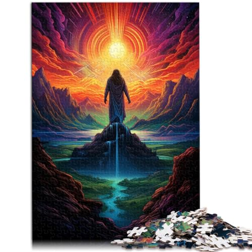 1000-teiliges Puzzle für Erwachsene Brasilien Jesus Retter Lernspiele Heimdekoration Puzzle 26 x 38 cm anspruchsvolles Spiel und Familienspiel von DLBHSG