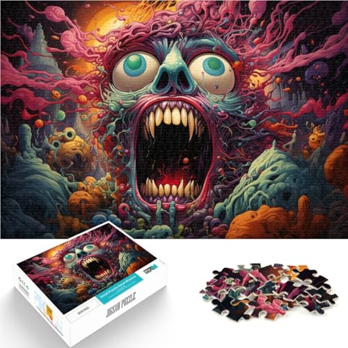1000-teiliges Puzzle für Erwachsene Bunte Fantasy-Monster Heimdekorations-Puzzle 26 x 38 cm Lernspiel für Geburtstag Weihnachten 1000-teiliges Puzzle für Erwachsene Bunte Fantasy-Monster Heimdekorations-Puzzle 26 x 38 cm Lernspiel für Geburtstag Weihnachten von DLBHSG