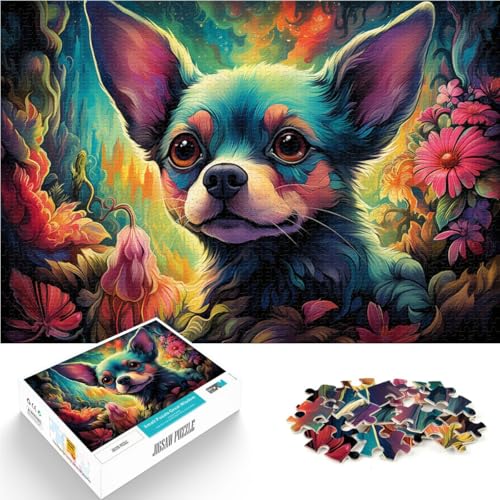 1000-teiliges Puzzle für Erwachsene Chihuahua-Hund Lernspiele 26 x 38 cm geeignet als Schreibtischdekoration für Teenager ab 14 Jahren 1000-teiliges Puzzle für Erwachsene Chihuahua-Hund Lernspiele 26 x 38 cm geeignet als Schreibtischdekoration für Teenager ab 14 Jahren von DLBHSG