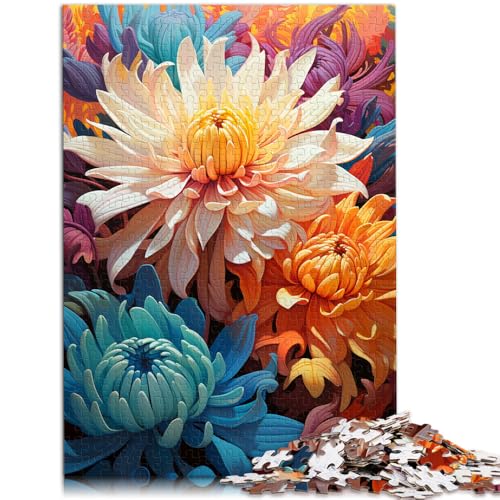1000-teiliges Puzzle für Erwachsene Chrysanthemen Lernspiel Herausforderungsspielzeug 26 x 38 cm Geschenke für Freunde und Familie für 14-Jährige 1000-teiliges Puzzle für Erwachsene Chrysanthemen Lernspiel Herausforderungsspielzeug 26 x 38 cm Geschenke für Freunde und Familie für 14-Jährige von DLBHSG