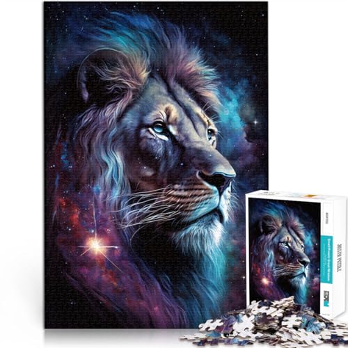 1000-teiliges Puzzle für Erwachsene Cosmic Lion Lernspielzeug 50 x 75 cm ganze Familie für Teenager ab 14 Jahren von DLBHSG