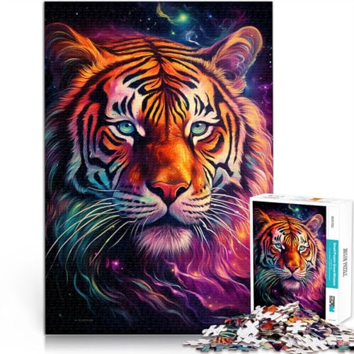 1000-teiliges Puzzle für Erwachsene Cosmic Tiger Lernspielzeug 50 x 75 cm Lernspiel für Geburtstag Weihnachten für Teenager ab 14 Jahren von DLBHSG