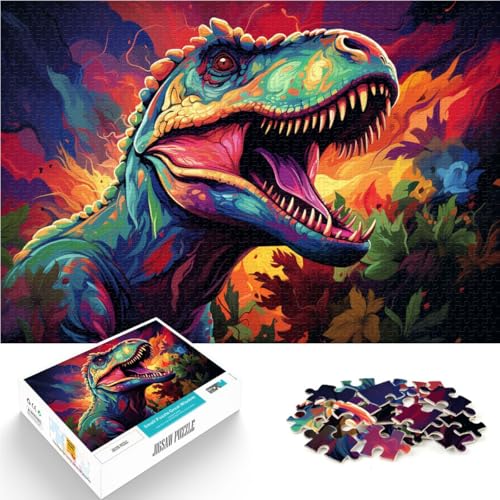 1000-teiliges Puzzle für Erwachsene Dinosaurier-Malen Lernspielzeug 50 x 75 cm Geschenke für Freunde und Familie ab 14 Jahren 1000-teiliges Puzzle für Erwachsene Dinosaurier-Malen Lernspielzeug 50 x 75 cm Geschenke für Freunde und Familie ab 14 Jahren von DLBHSG