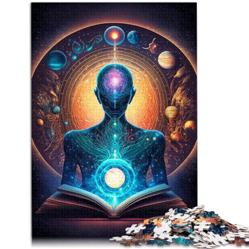 1000-teiliges Puzzle für Erwachsene Esoterisches Zen-Universum anspruchsvolles Spiel 26 x 38 cm Lernspiel für Geburtstag Weihnachten von DLBHSG