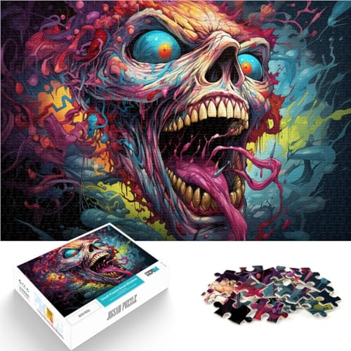 1000-teiliges Puzzle für Erwachsene Fantasie-Dämon DIY-Puzzle-Spielzeug 50 x 75 cm Herausforderung der Gehirnintelligenz süchtig machendes Spielzeug für 14-Jährige von DLBHSG