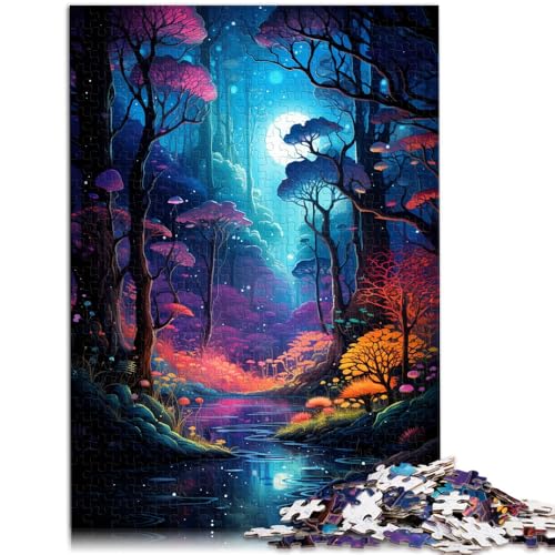 1000-teiliges Puzzle für Erwachsene Fantasie-Dschungellandschaft Denkspiel 50 x 75 cm mit passendem Poster und Quizblatt für 14-Jährige 1000-teiliges Puzzle für Erwachsene Fantasie-Dschungellandschaft Denkspiel 50 x 75 cm mit passendem Poster und Quizblatt für 14-Jährige von DLBHSG