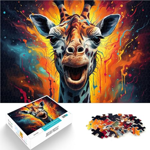 1000-teiliges Puzzle für Erwachsene Fantasie-Giraffenkunst Lernspielzeug 26 x 38 cm anspruchsvolles Spiel und Familienspiel 1000-teiliges Puzzle für Erwachsene Fantasie-Giraffenkunst Lernspielzeug 26 x 38 cm anspruchsvolles Spiel und Familienspiel von DLBHSG