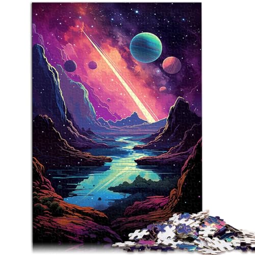1000-teiliges Puzzle für Erwachsene Fantasie-Puzzle mit kosmischer Landschaft Spielspielzeug 26 x 38 cm Künstlersammlung bildende Kunst für Teenager ab 14 Jahren 1000-teiliges Puzzle für Erwachsene Fantasie-Puzzle mit kosmischer Landschaft Spielspielzeug 26 x 38 cm Künstlersammlung bildende Kunst für Teenager ab 14 Jahren von DLBHSG