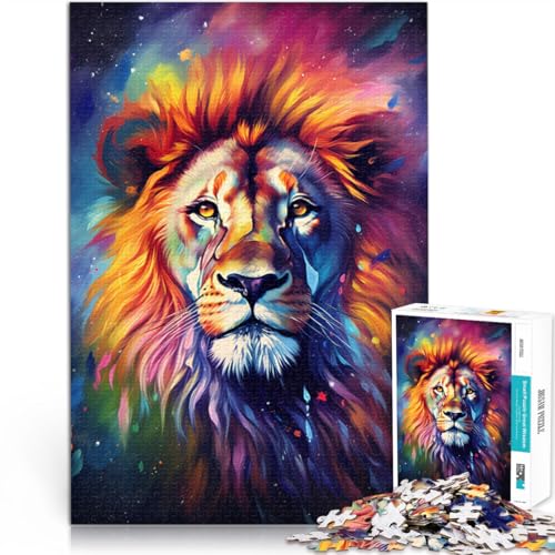 1000-teiliges Puzzle für Erwachsene Fantasie schöner Löwe Entspannungsspiele 50 x 75 cm Geschenke für Freunde und Familie für Teenager ab 14 Jahren 1000-teiliges Puzzle für Erwachsene Fantasie schöner Löwe Entspannungsspiele 50 x 75 cm Geschenke für Freunde und Familie für Teenager ab 14 Jahren von DLBHSG