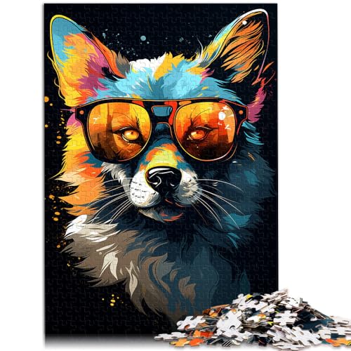1000-teiliges Puzzle für Erwachsene Fantasy-Brillenfuchs Puzzle Lernspiele 26 x 38 cm Lernspiel für Geburtstag Weihnachten 1000-teiliges Puzzle für Erwachsene Fantasy-Brillenfuchs Puzzle Lernspiele 26 x 38 cm Lernspiel für Geburtstag Weihnachten von DLBHSG
