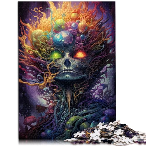 1000-teiliges Puzzle für Erwachsene Fantasy-Totenkopf-Hexen-Puzzle Wanddekoration 50 x 75 cm tolles Geschenk für die ganze Familie 1000-teiliges Puzzle für Erwachsene Fantasy-Totenkopf-Hexen-Puzzle Wanddekoration 50 x 75 cm tolles Geschenk für die ganze Familie von DLBHSG