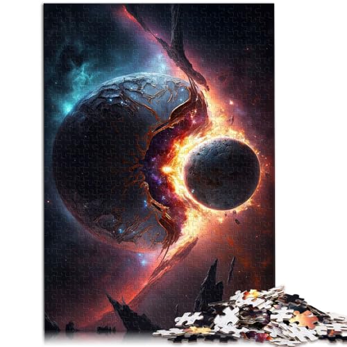 1000-teiliges Puzzle für Erwachsene Farben des Weltraumplaneten-Puzzles praktisches Spiel 50 x 75 cm Lernspiel für Geburtstag Weihnachten 1000-teiliges Puzzle für Erwachsene Farben des Weltraumplaneten-Puzzles praktisches Spiel 50 x 75 cm Lernspiel für Geburtstag Weihnachten von DLBHSG